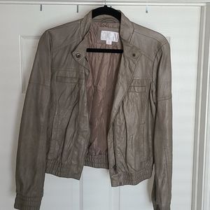 Women's leather jacket
